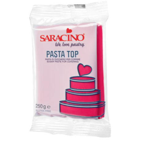 Przejdź do produktu Masa cukrowa do obkładania fuksjowa Fuschia Top Paste 250g - Saracino