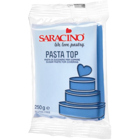 Przejdź do produktu Masa cukrowa do obkładania niebieska Blue Top Paste 250g - Saracino