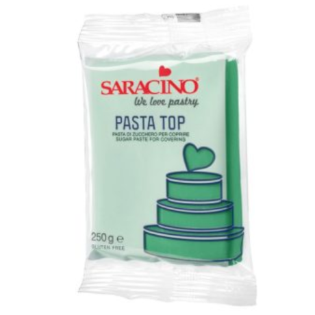 Przejdź do produktu Masa cukrowa do obkładania zielona Green Top Paste 250g - Saracino