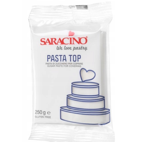 Przejdź do produktu Masa cukrowa do okładania biała White Top Paste 250g - Saracino
