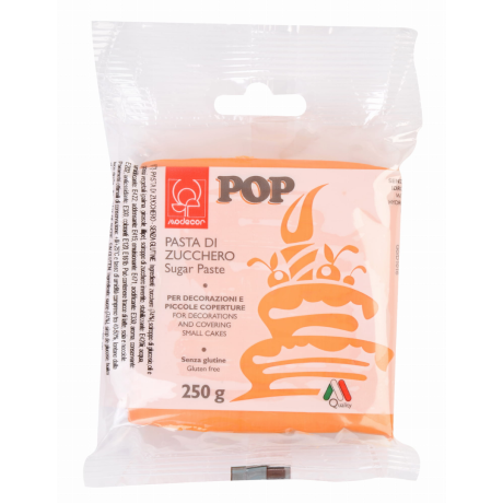 Przejdź do produktu Masa cukrowa Pasta Di Zucchero Pop Arancio Pastello 250g - Modecor