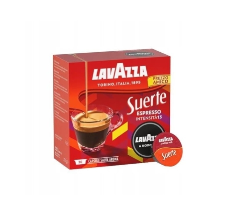 Przejdź do produktu Kapsułki kawy Suerte Espresso 36szt - Lavazza