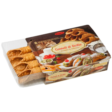 Przejdź do produktu Ciastka Cannoli Grandi 250 gr - Pennisi