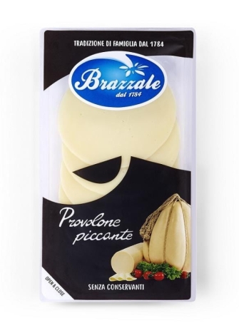 Przejdź do produktu Ser w plastrach ostry provolone 80 g - Brazzale