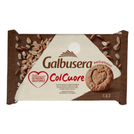 Przejdź do produktu Ciastka Col Cuore Frollino Integrale Fibre di Cereali 300g - Galbusera