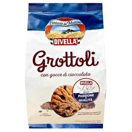 Przejdź do produktu Ciastka Grottoli Frollini Cioccolato 400g - Divella
