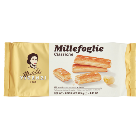 Przejdź do produktu Ciastka maślane Millefoglie Classiche 125g - Vicenzi