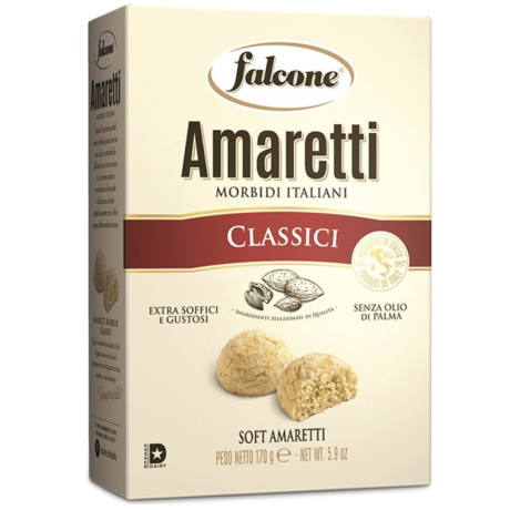 Przejdź do produktu Ciastka miękkie Amaretto Classici 170g - Falcone