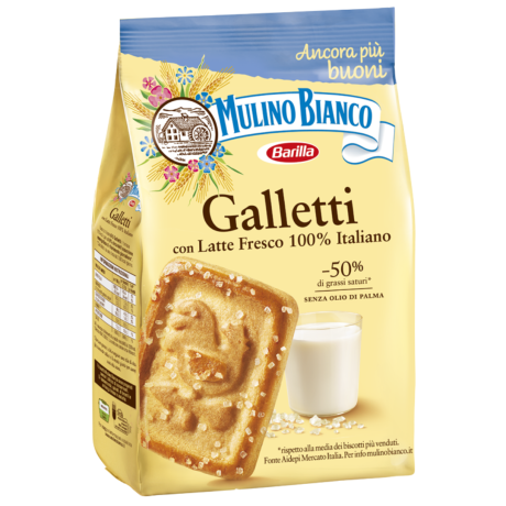 Przejdź do produktu Ciastka mleczne z cukrem Galetti 350g - Mulino Bianco