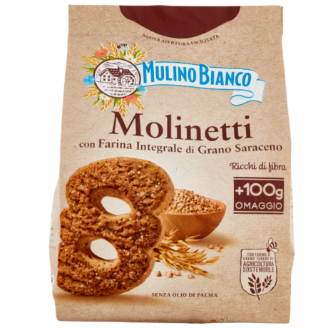 Przejdź do produktu Ciastka Molinetti pełnoziarniste 800g - Mulino Bianco