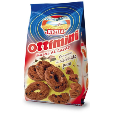 Przejdź do produktu Ciastka Ottimini Classici Cacao 400g - Divella