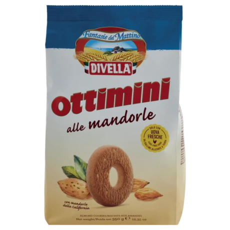 Przejdź do produktu Ciastka Ottimini Mandorle 350g - Divella