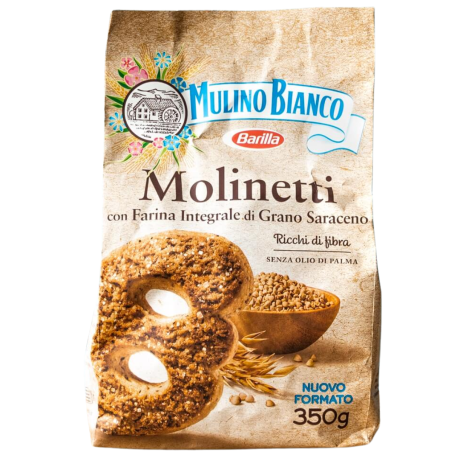 Przejdź do produktu Ciastka pełnoziarniste Molinetti 350g - Mulino Bianco