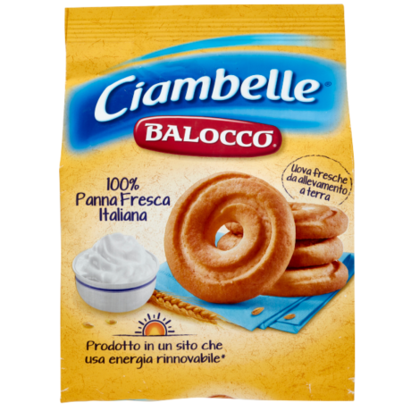 Przejdź do produktu Ciastka śmietankowe Ciambelle 700g - Balocco