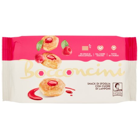 Przejdź do produktu Ciastka z malinową konfiturą  Creama Di Lampone 90g - Matilde Vicenzi