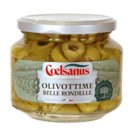 Przejdź do produktu Oliwki zielone krojone Olivottime belle Rondelle 350g - Coelsanus