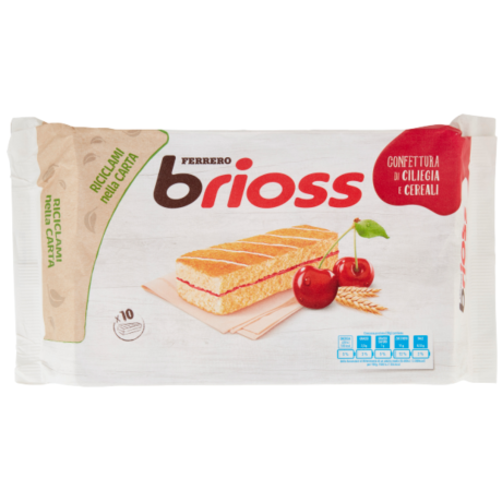 Przejdź do produktu Ciastko wiśniowe Brioss Ciliegia (10x28g) 280g - Ferrero