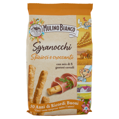 Przejdź do produktu Paluszki chlebowe  Sgranocchi 220g - Mulino Bianco