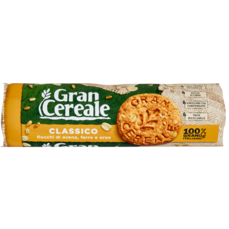 Przejdź do produktu Ciastka pełnoziarniste Biscotti Classici 250 g - Gran Cereale