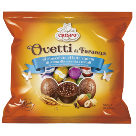Przejdź do produktu jajeczka z orzechami cioccolato al latte ripieni 500g - Crispo