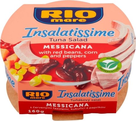 Przejdź do produktu Sałatka meksykańska z tuńczykiem Insalatissime Insalata di Tonno Messicana 160g - Rio Mare
