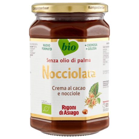 Przejdź do produktu Krem z orzechów laskowych Bio 650g - Rigoni di Asiago