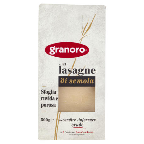 Przejdź do produktu Makaron Lasagna Semola n. 121 500g - Granoro