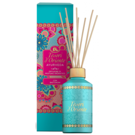 Przejdź do produktu Odświeżacz powietrza Bastoncini Ayurveda 200ml - Tesori d'Oriente