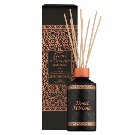 Przejdź do produktu Odświeżacz powietrza Bastoncini Hammam 200ml - Tesori d'Oriente