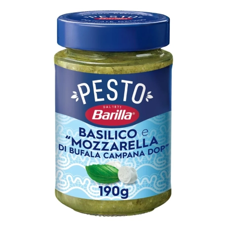 Przejdź do produktu Pesto z bazylią i mozzarellą 190g - Barilla
