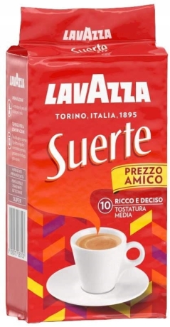 Przejdź do produktu Kawa mielona Suerte 250g - Lavazza