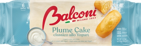 Przejdź do produktu Ciastka jogurtowe plume cake classico allo yogurt 190g - Balconi