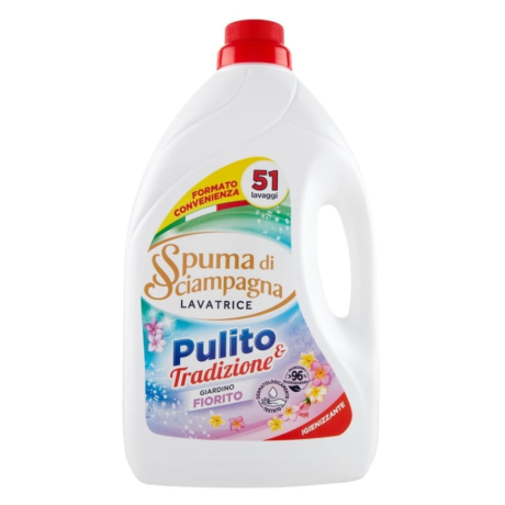 Przejdź do produktu Płyn Giardino Fiorito 51 prań 2550 ml - Spuma di Sciampagna