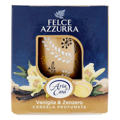 Przejdź do produktu Świeca zapachowa Candela Bicchiere Vaniglia&Zenzero - Felce Azzurra