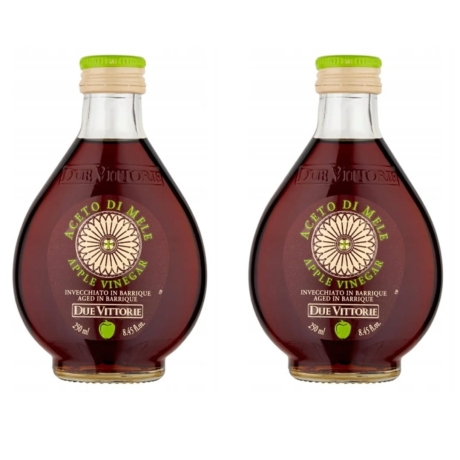 Przejdź do produktu Ocet jabłkowy Barique beczkowany 2x250ml -  Due Vittorie