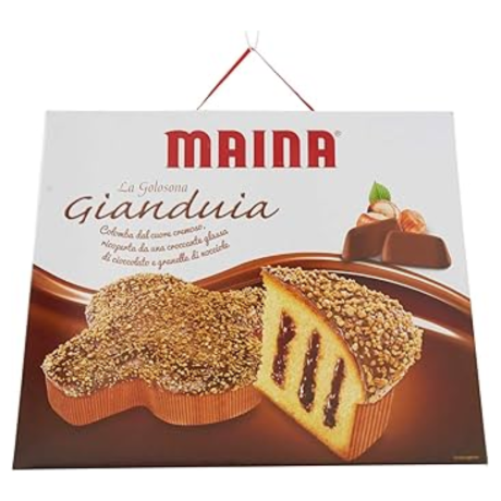 Przejdź do produktu Babka Colomba czekoladowo-orzechowa Gianduia 750g - Maina