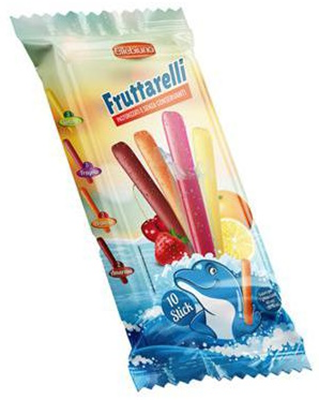 Przejdź do produktu Lizaki owocowe lodowe Fruttarelli 10szt 40g - Ellebiuno