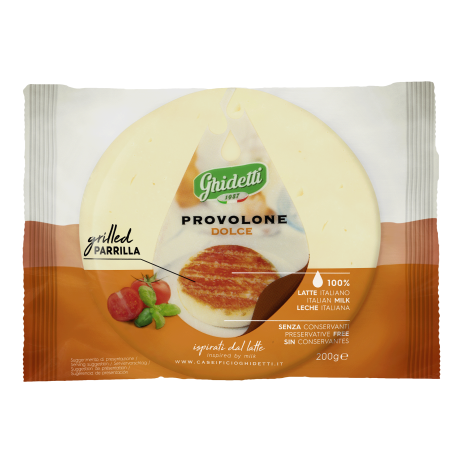 Przejdź do produktu Ser łagodny Provolone w krążku do grillowania 200g - Ghidetti