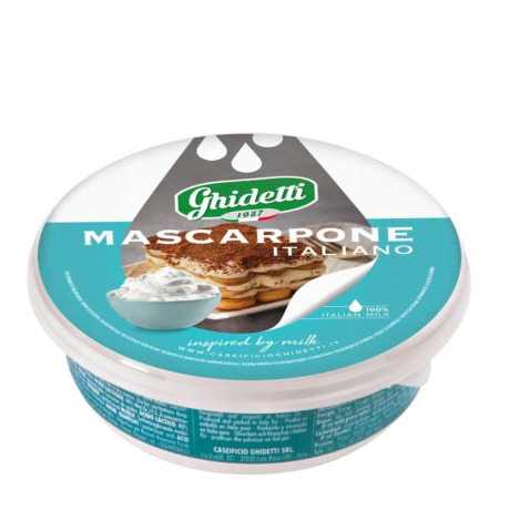 Przejdź do produktu Mascarpone 42% tłuszczu 250g - Ghidetti