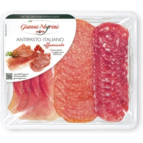 Przejdź do produktu Mix wędlin Speck, Salami Ugherese, Salami Napoli 120g - Gianni Negrini