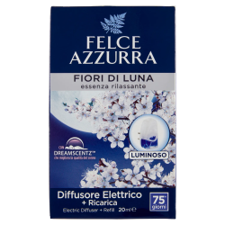 Przejdź do produktu Elektryczny odświeżacz powietrza z wkładem Fiori di Luna 20ml - Felce Azzurra