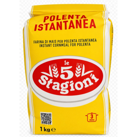 Przejdź do produktu Mąka kukurydziana instant Polenta Istantanea Farina di Mais 1kg - 5 Stagioni