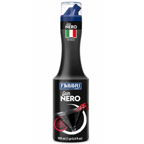 Przejdź do produktu Syrop do koktajli Gum Nero 500ml - Fabbri