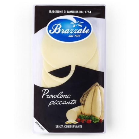 Przejdź do produktu Ser w plastrach ostry provolone 80 g - Brazzale