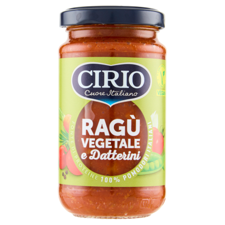 Przejdź do produktu Sos pomidorowy Ragu Vegetale e Datterini 190g - Cirio
