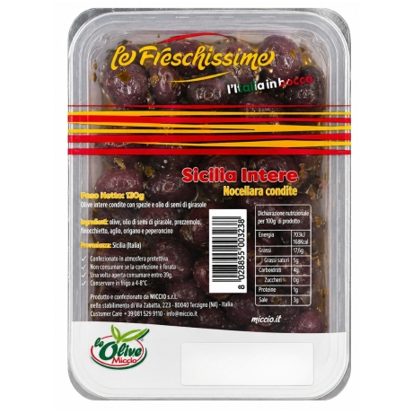 Przejdź do produktu Olive Siciliane Condite 150 gr opk - Miccio