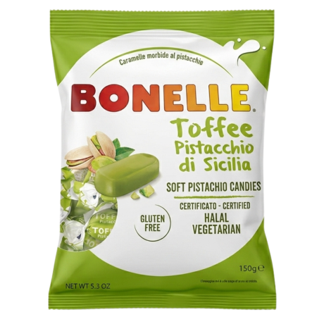 Przejdź do produktu Cukierki Bonelle Toffee Pistacchio di Sicilia 150g - Fida