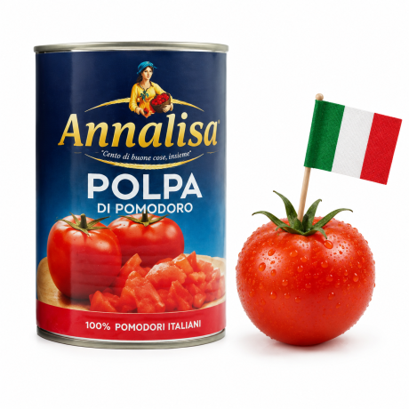 Przejdź do produktu Pulpa pomidorowa Polpa di Pomodoro 400g - Annalisa