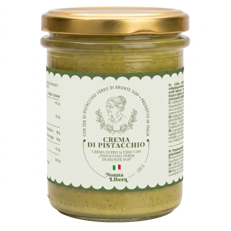 Przejdź do produktu Krem pistacjowy Crema di pistacchio 200g - Nonna Libera