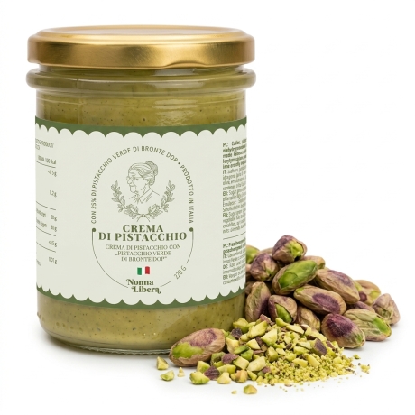 Przejdź do produktu Krem pistacjowy Crema di pistacchio 200g - Nonna Libera